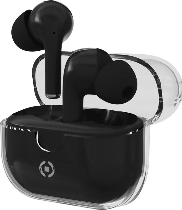 Immagine prodotto Celly CLEAR Cuffie True Wireless Stereo (TWS) In-ear Musica e Chiamate USB tipo-C Bluetooth Bianco (ANC, 5 h, Senza fili)