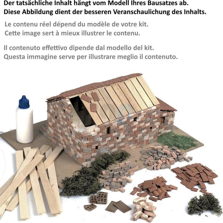 Image du produit Block Cuit. Kit maquette 3D en céramique - Grenier galicien «Hórreo» (33 x 24 x 26 cm)