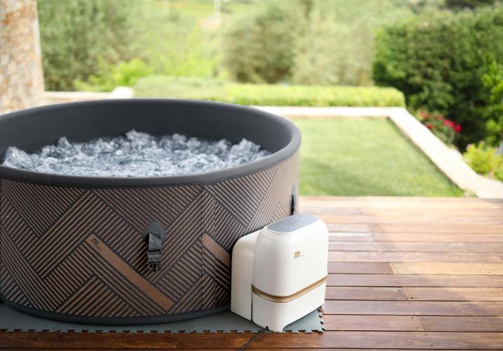 Produktbild PureHaven aufblasbarer Whirlpool 173x173x70 cm für 6 Personen selbstreinigend inkl. Filterkatuschen (6 Pers.)