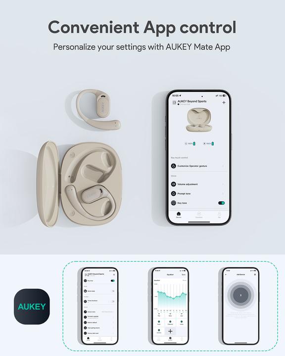 Immagine prodotto Aukey SPORTS FIT OPEN-EAR - Auricolari (35 h, Senza fili)