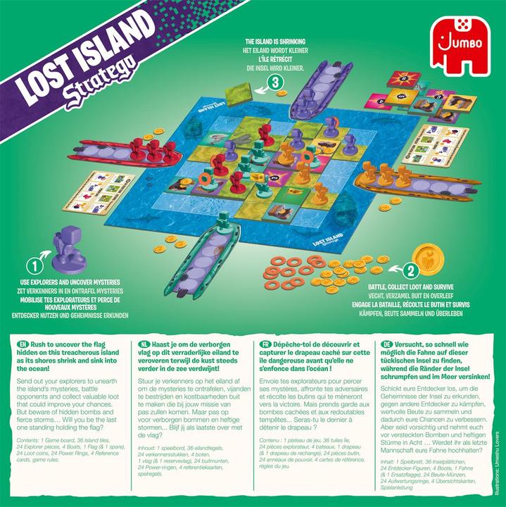 Immagine prodotto Jumbo Stratego Lost Island, d/f/i (Tedesco, Francese, Italiano)