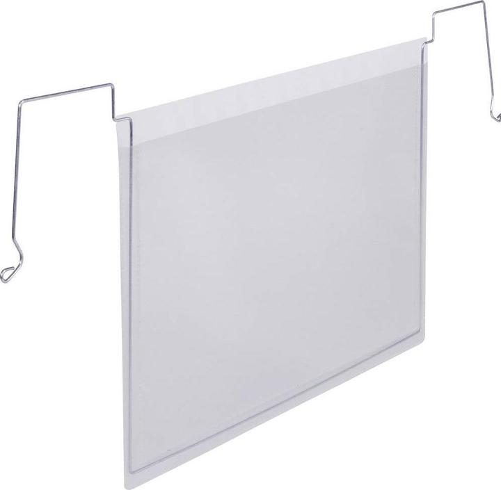 Produktbild Durable Drahtbügeltasche A4 quer PP 50 stk