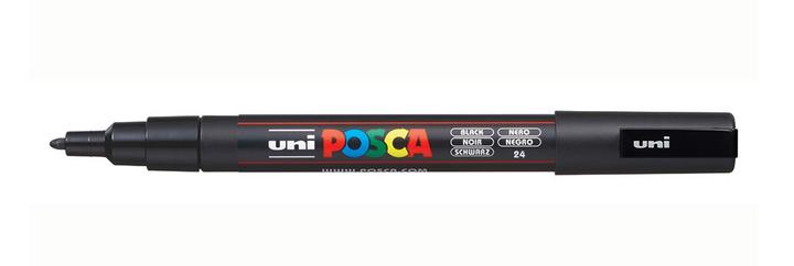 Actual product image Posca Fine Marker PC-3M (Black, 0.90 mm, 1 x)