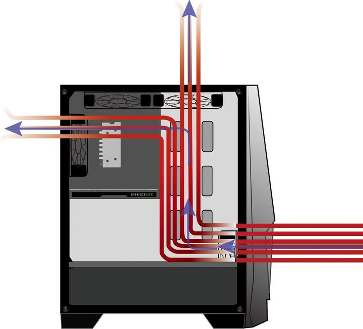 Actual product image Xilence Enclosure Xilent Blast ARGB (XG141) (Mini-ITX, ATX)
