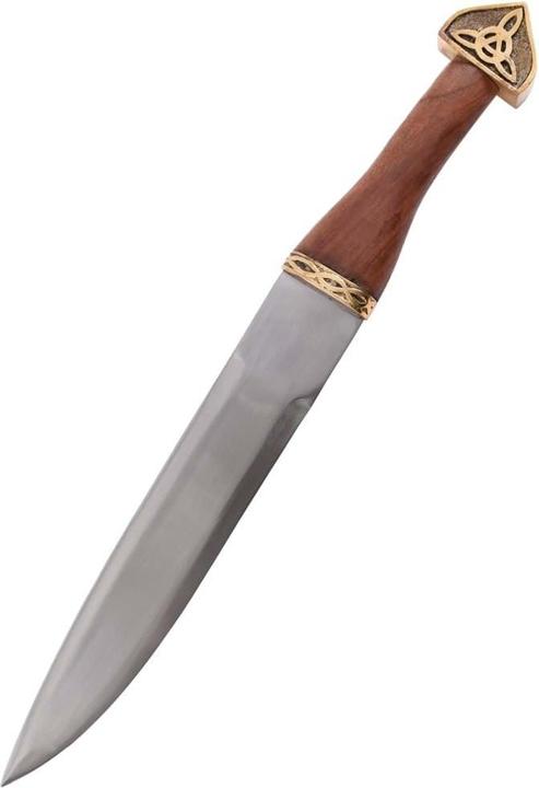 Battle Merchant Viking sax with wooden handle brown (31 cm)