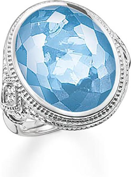 Produktbild Thomas Sabo Ring mit syn. Spinell und Zirkonia TR2032-059-31 (52, 925 Silber)