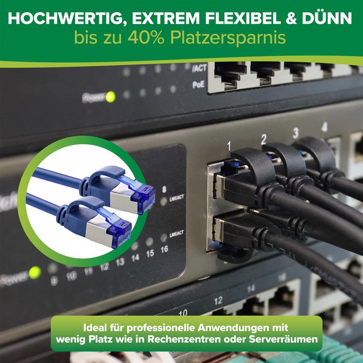 Image du produit InLine Câble de raccordement Slim (S/FTP, CAT6a, 5 m)