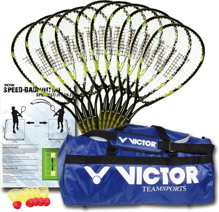 Actual product image Victor Speed badminton school sports set 100