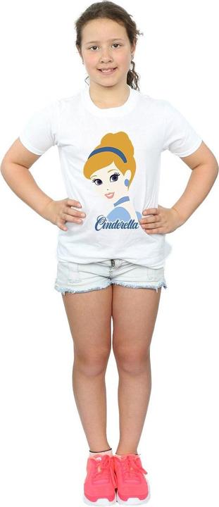 Immagine prodotto Cinderella Maglietta da ragazza in cotone Silhouette (128)