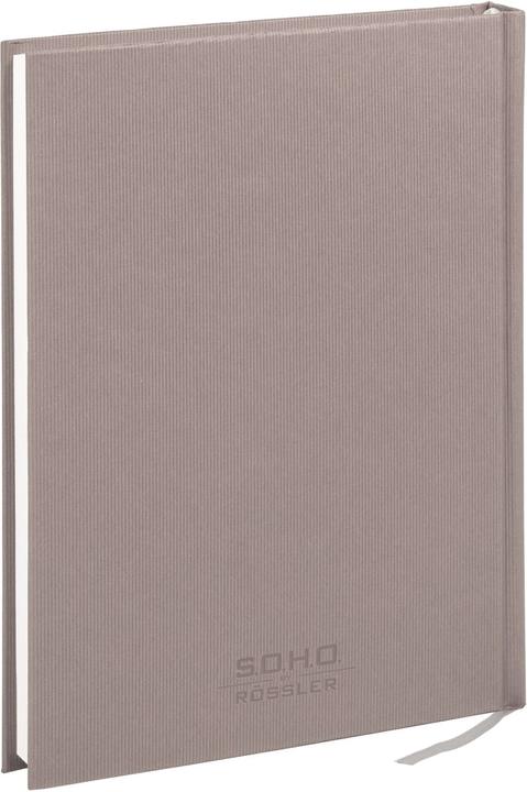 Rössler Notizbuch Soho taupe (A5, Speziallineatur)