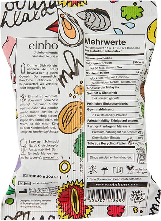 Produktbild Einhorn Condoms Muschigegenstände (7 Stk.)