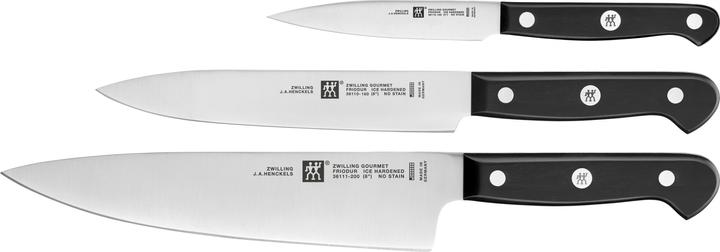 Zwilling 36130-003 Messerset Gourmet, Edelstahl, 3 Teilig (20 cm)