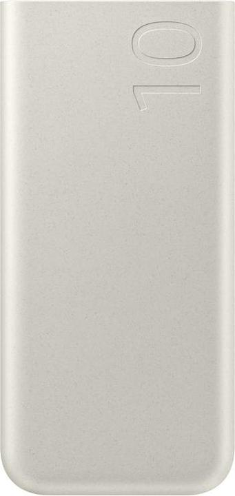 Actual product image Samsung Powerbank EB-P3400XUEGWW FastCharge 2x USB-C 25W 10000mAh - beige (10000 mAh, 25 W)