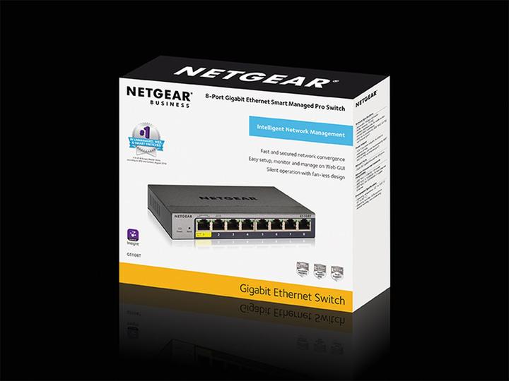 Image du produit Netgear GS108T-300PES (8 Ports)