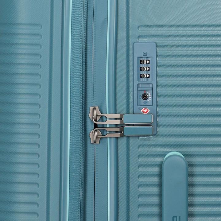 Immagine prodotto Travelite ROOMER Trunk() Erweiterbar Aqu (66 l, M (50 - 90l))