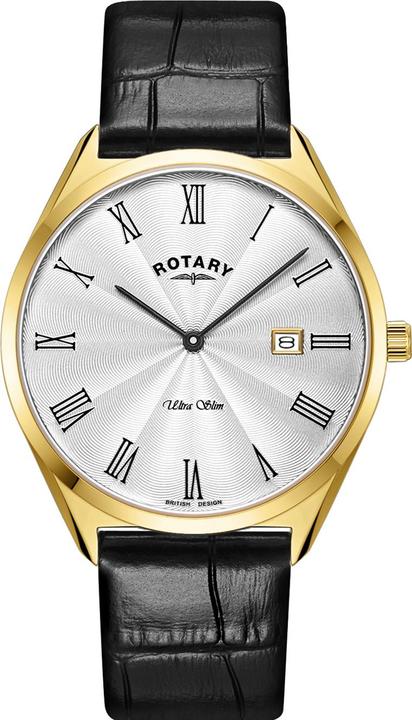 Produktbild Rotary GS08013/01 Ultra Slim Herrenuhr 38mm 5ATM (Analoguhr, 38 mm)