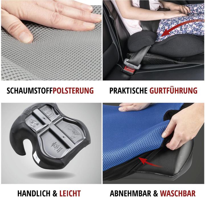 Produktbild KidsExperts Kindersitz Hartschale Lino schwarz/blau
