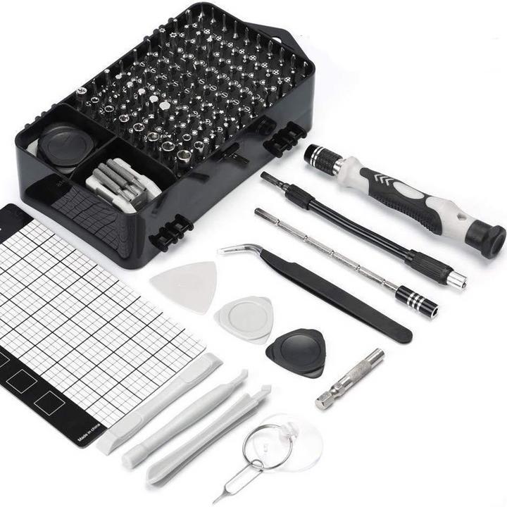 Actual product image Apfelkiste Professional mobile phone repair set - screwdriver & opening tool with storage box