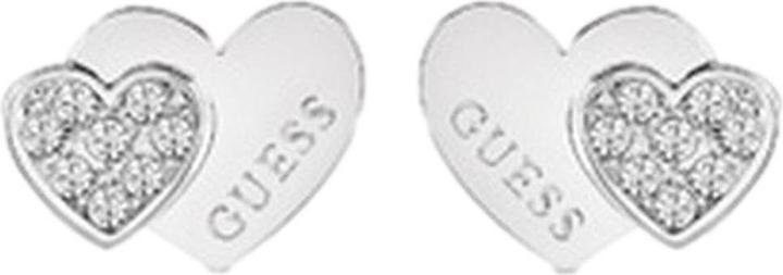 Produktbild Guess Charming Studs Party Crystal Steel Earrings JUBE02174JWRHT/U (One Size)