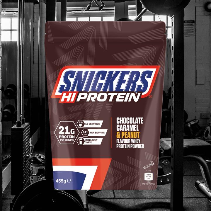 Image du produit Hubba Bubba Poudre de protéine Snickers (Chocolat, Caramel & cacahuète, 1 pcs, 510 g)
