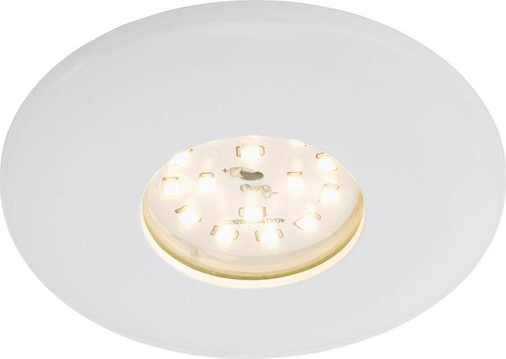Image du produit Briloner LED encastrable IP65 1x5W 1x400 lm 3000 K blanc chaud Attach blanc 93/68 mm 230V (400 lm)
