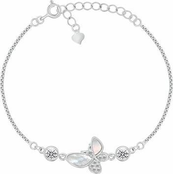 Produktbild Brilio Silver - Women's gold-plated bracelet with zircons BRC162Y