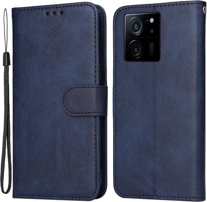 Produktbild Cover-Discount Xiaomi 13T / 13T Pro - Premium Handyhülle Etui dunkelblau (Xiaomi 13T, Xiaomi 13T Pro)