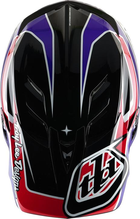 Produktbild Troy Lee Designs D4 Polyacrylite MIPS Helm, Linear, black, L | 58-59cm