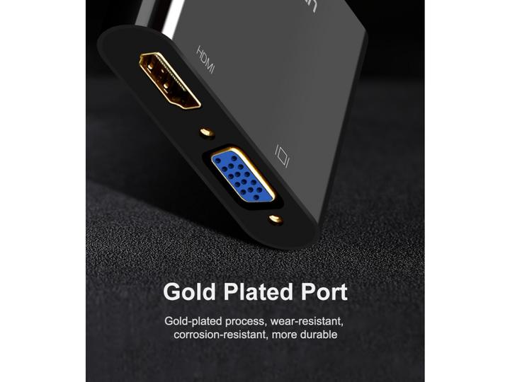 Image du produit Ugreen Adaptateur HDMI vers HDMI / VGA avec audio (HDMI, 3 cm)
