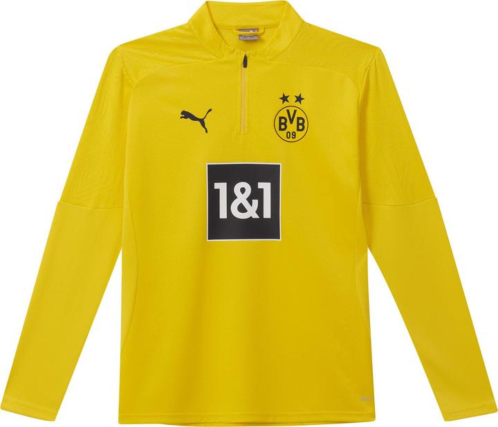 Puma BVB Training 1/4 Zip Top Jr with Sponsor (116)