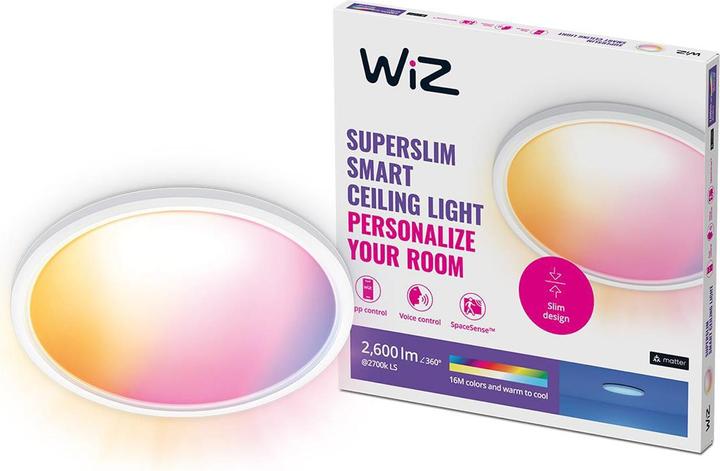 Immagine prodotto WiZ Bianco e colore sintonizzabile SuperSlim (2600 lm)