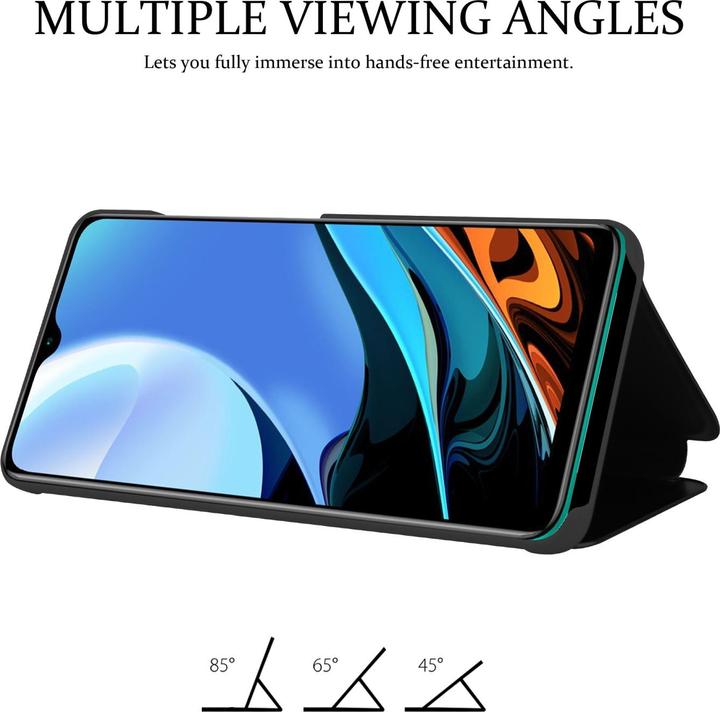 Produktbild Cadorabo Smart View Spiegel Book Hülle (Xiaomi Redmi 9T, Xiaomi Poco M3)