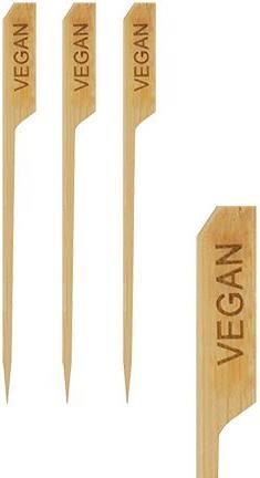 Actual product image Papstar Finger food - skewers "VEGAN (250 x)