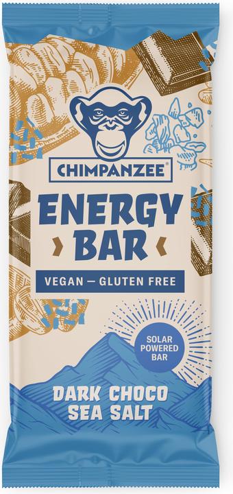 Actual product image Chimpanzee Energy Bar (Dark Chocolate Sea Salt, 15 pcs., 825 g)