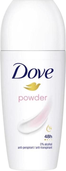 Dove Powder Anti-Perspirant Roll On Deodorant with ¼ Moisturising Cream 50ml (Roll-on, 50 ml)