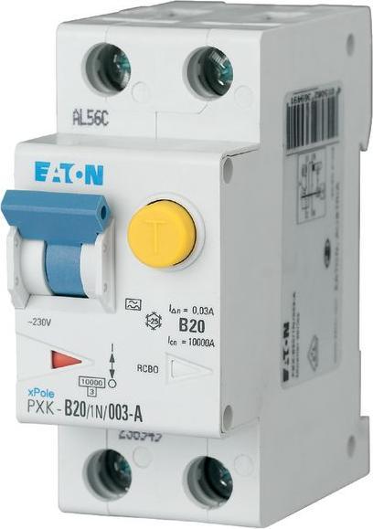 Actual product image Eaton PXK-C20/1N/01-F Fi/LS 193562Combination switch C 20A 1+N 100mA 193562