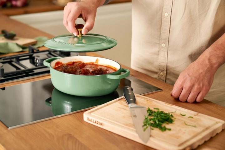 Image du produit Ballarini Bellamonte Cocotte 23 cm, ovale, Vert (23 cm, Cocotte + faitout, Fonte)