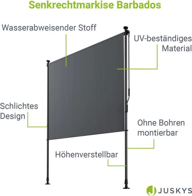 Image du produit Juskys Senkrechtmarkise Barbados (1.50 m)