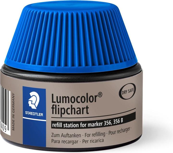Image du produit Staedtler Lumocolor flipchart marker 488 56 Station de recharge pour marqueur 356 et 356 B, produit unique (Bleu, 1 x)