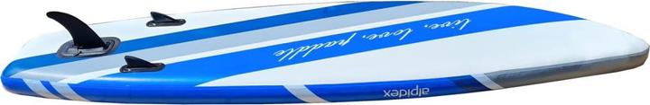 Actual product image Alpidex Inflatable Stand Up Paddle Board SUP (320x76x15cm), Carrying Bag, Paddle, Air Pump, Leash - Water