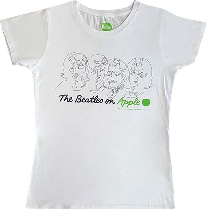 Actual product image Womens/Ladies On Apple Back Print T-Shirt (XL)