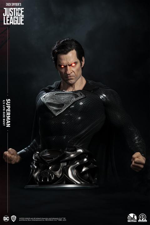 Immagine prodotto Infinity Studios Snyder's Justice League "Superman - Versione Nera" 1/1 Busto a grandezza naturale