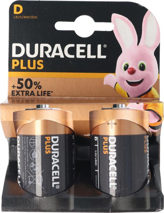 Produktbild Duracell Plus (2 Stk., D, 15000 mAh)