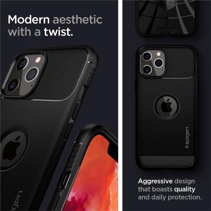 Actual product image Spigen Rugged Armor (Apple iPhone 12, Apple iPhone 12 Pro)