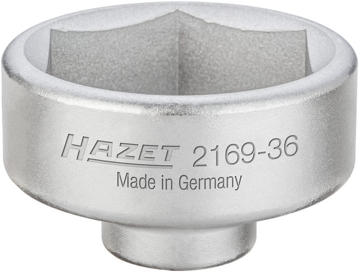 HAZET Chiavi per filtro olio 2169-36 ∙ Attacco quadro, cavo, 10 mm (3/8 di pollice) ∙ Profilo esago…