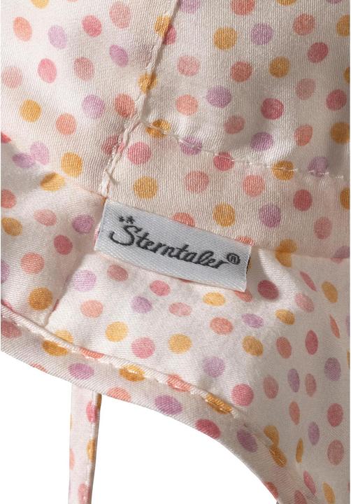 Immagine prodotto Sterntaler Cappello da sole con protezione per il collo a pois ecrù taglia 47 (47)