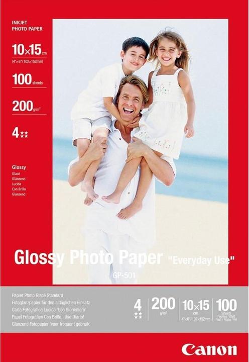 Actual product image Canon Gp-501 (200 g/m², 10 x 15 cm, 100 x)