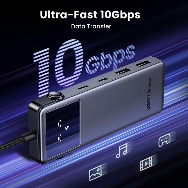 Actual product image Ugreen Uno (USB-C, 6 Ports)
