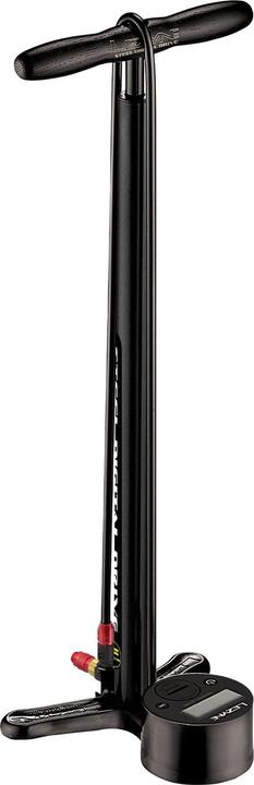 Lezyne Pompa a pavimento Steel Digital Drive Metallic Silver