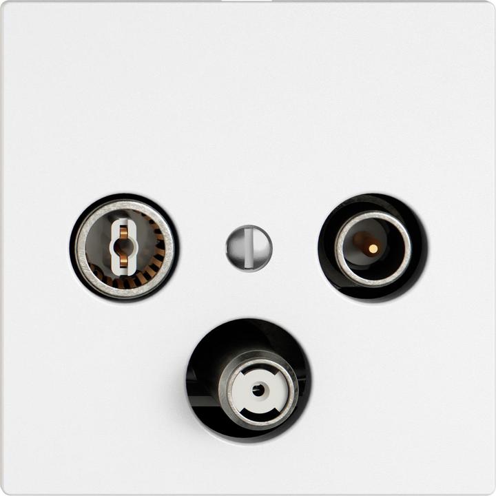 Produktbild Feller SAT-Dose DB 52 TWIN SAT, RTV/2 SAT Edizio.Liv (Antennendose)